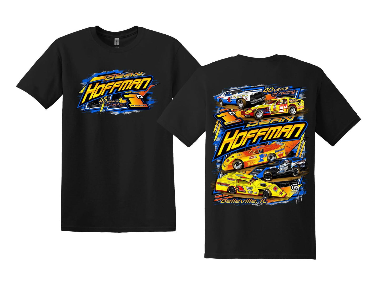 Dean Hoffman Black Retro T-Shirt