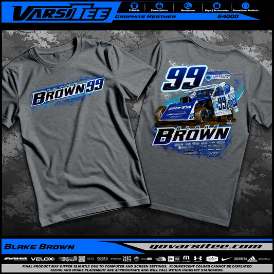 2026 Blake Brown Car Tee HEATHER GRAY
