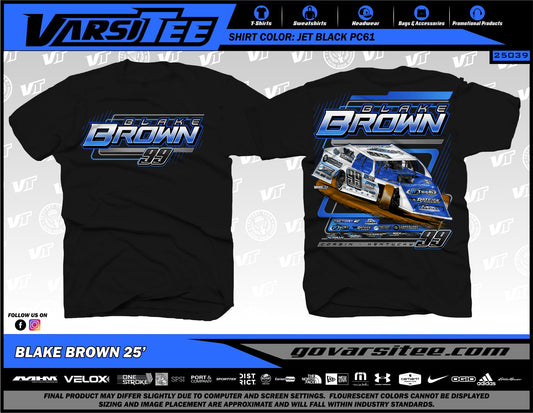 2025 Blake Brown Car Tee BLACK