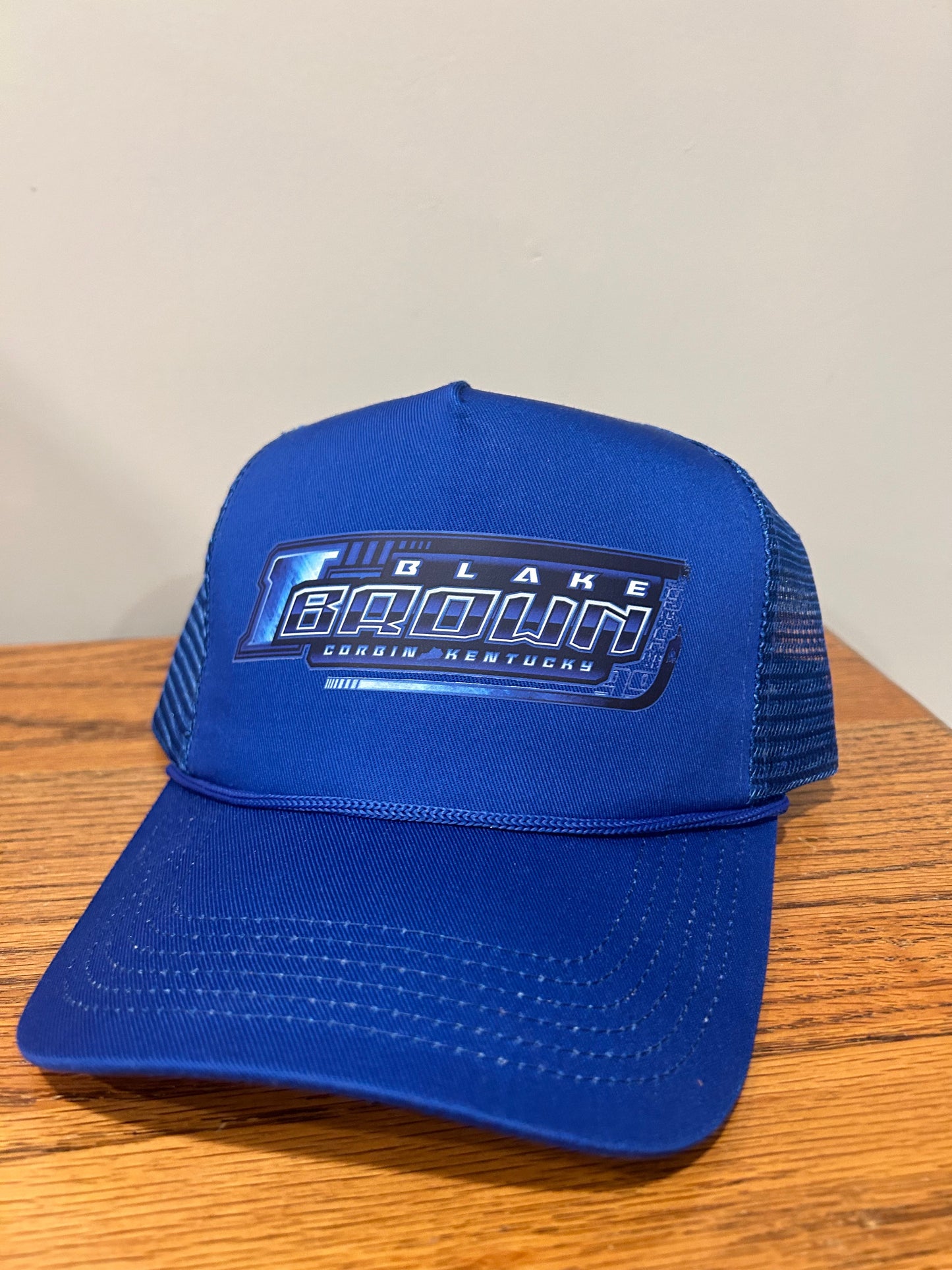 Royal Blue Blake Brown Hat
